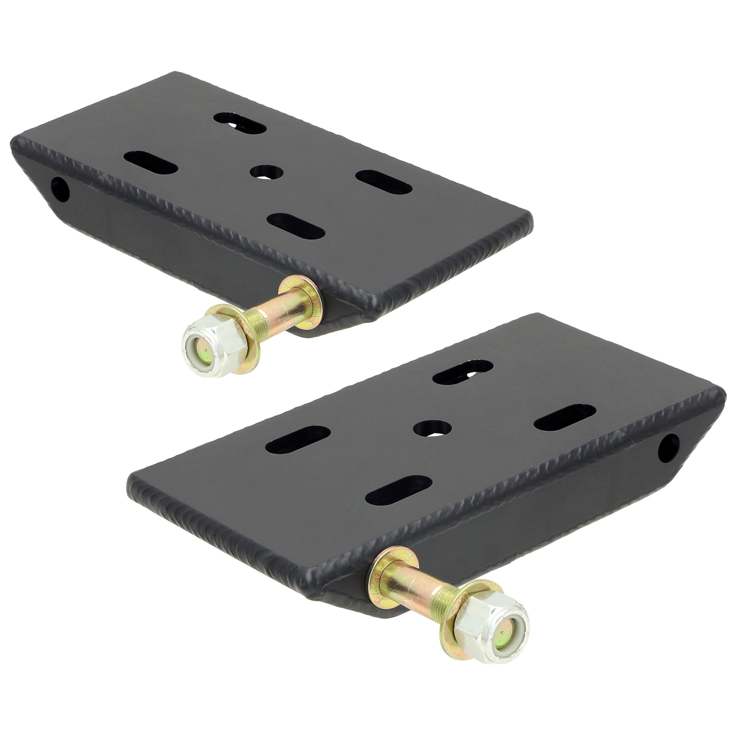 CE-9031F - Heavy Duty Spring Plates w/ Sway Bar Mounts (2 1/2 in