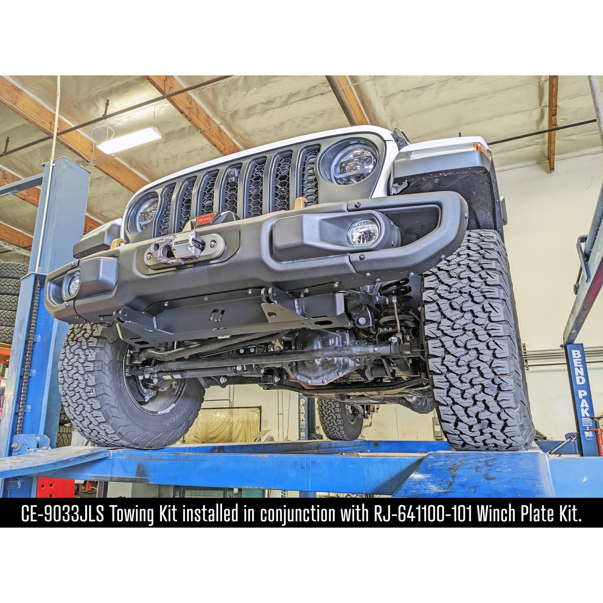 9033jls tow bar mounting kit steel bumper