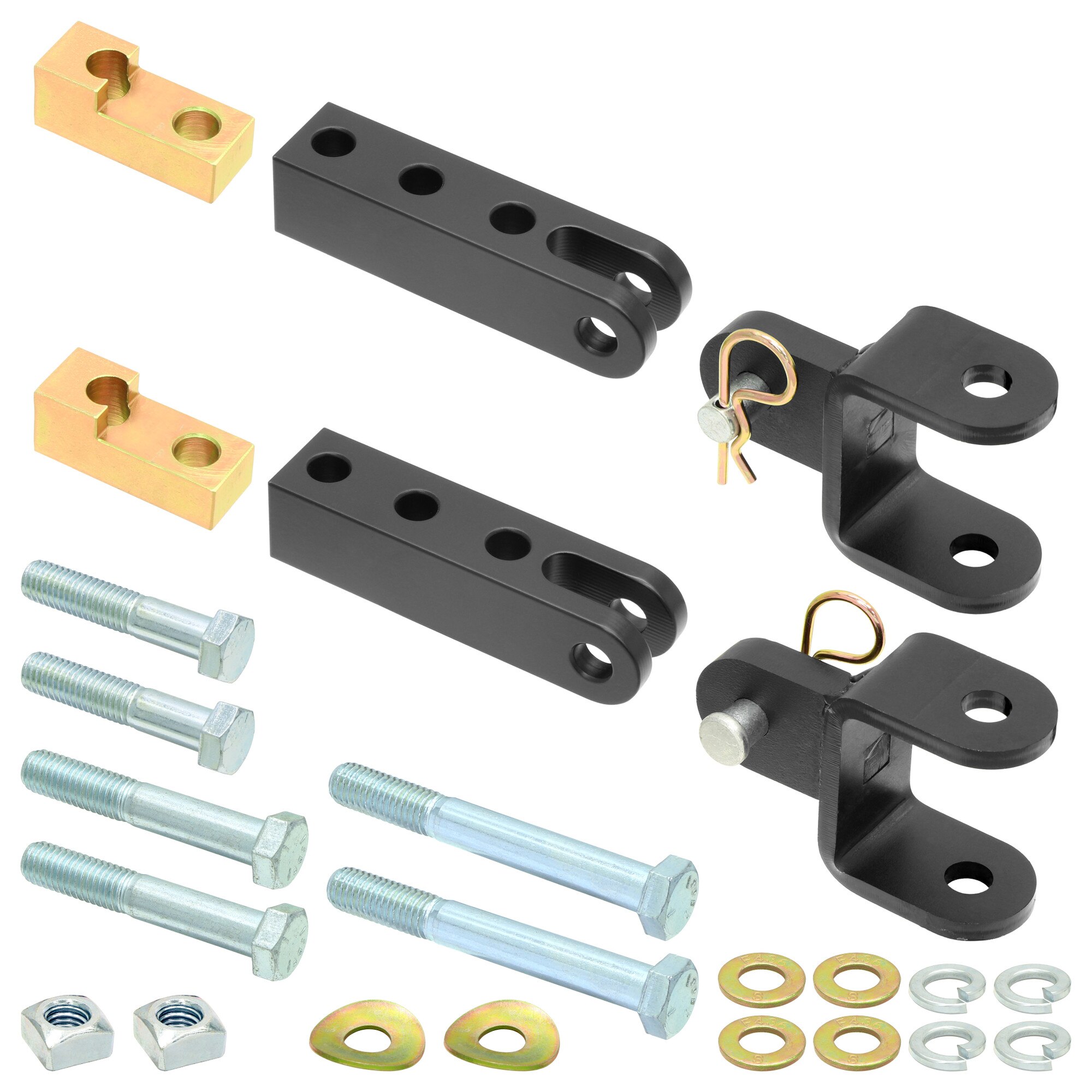 Suspension shackle hardware kit