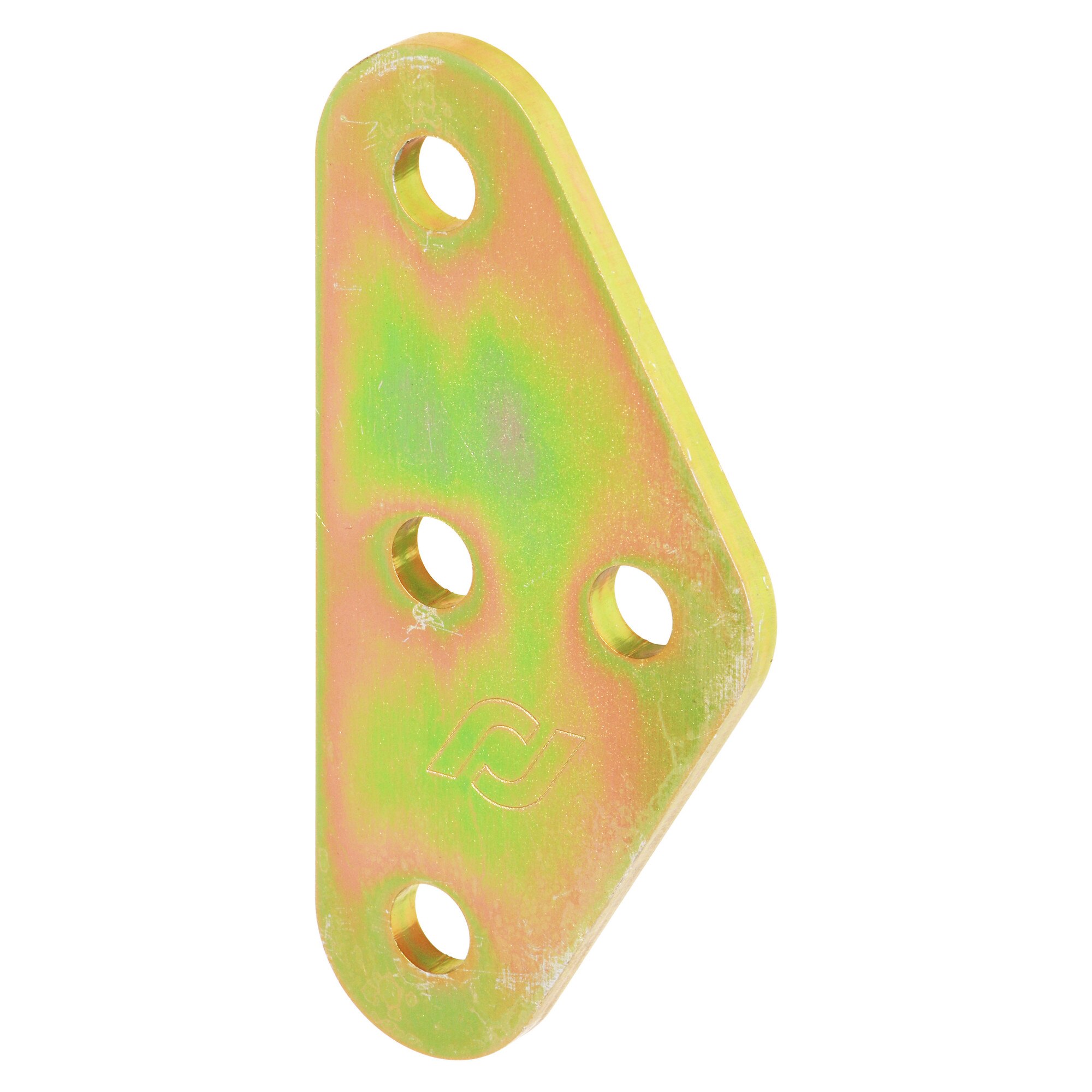 Gold angled mounting plate