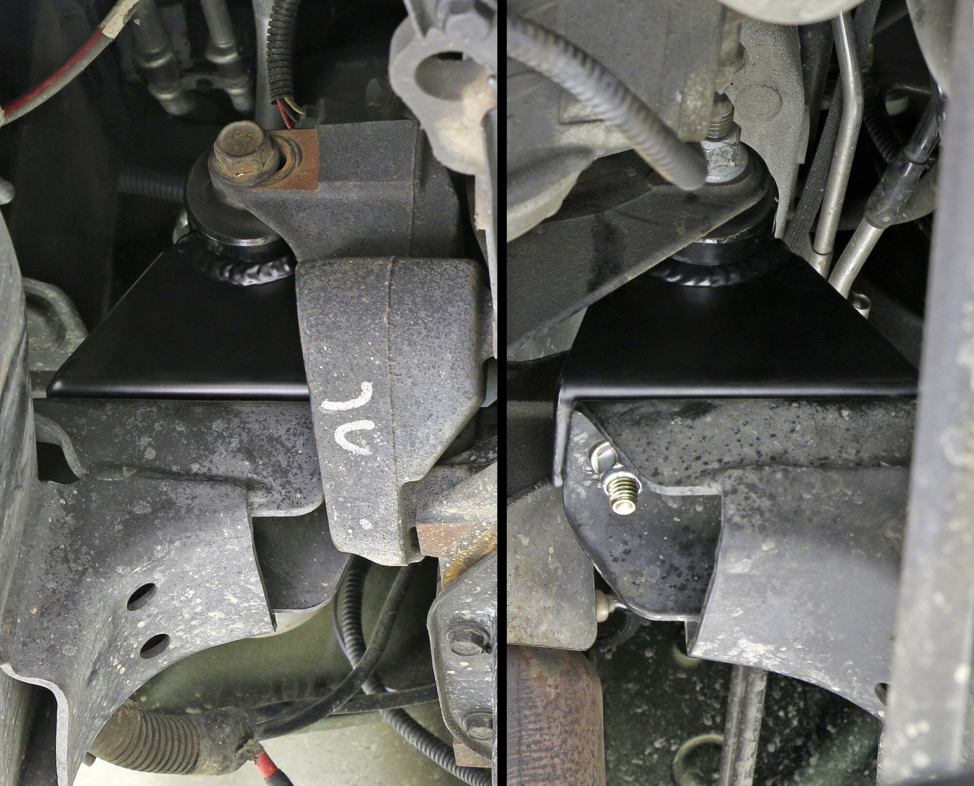 Raised Motor Mounts