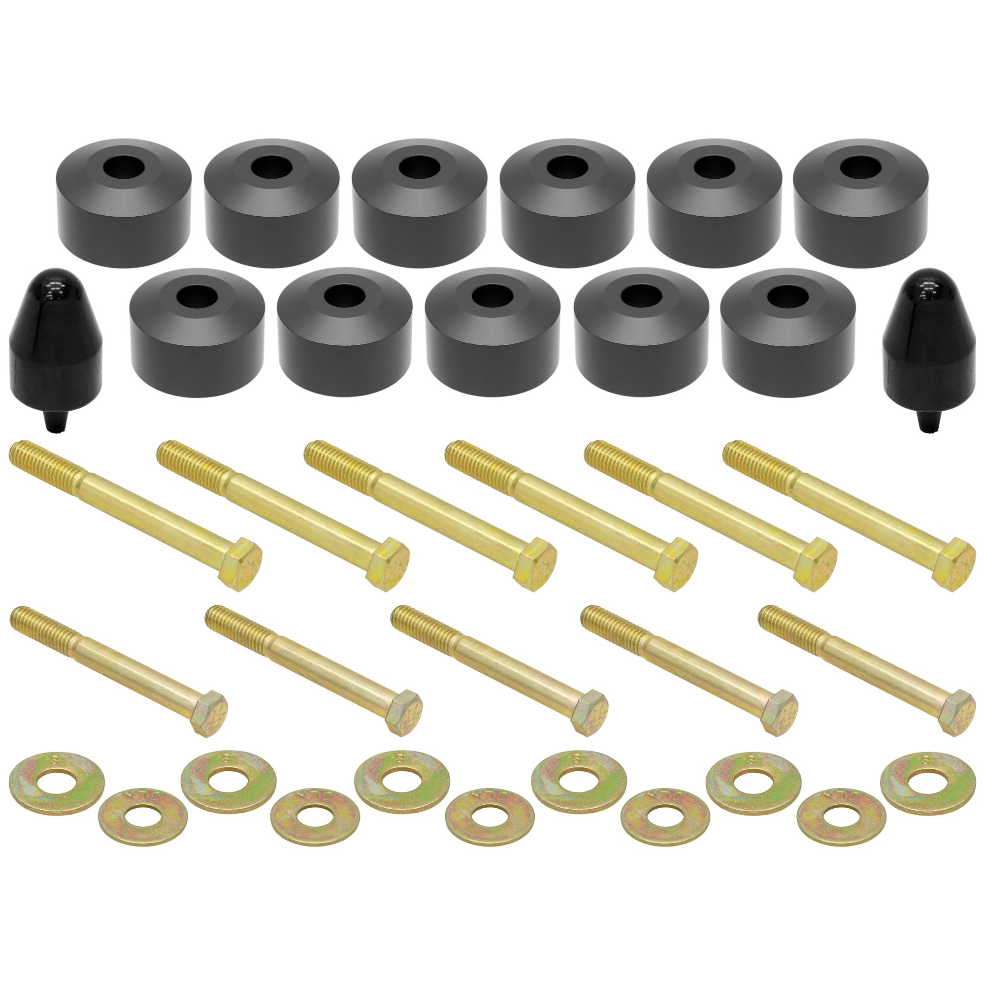 RockJock CE-9300 1 inch body lift kit for Jeep Wrangler TJ YJ LJ