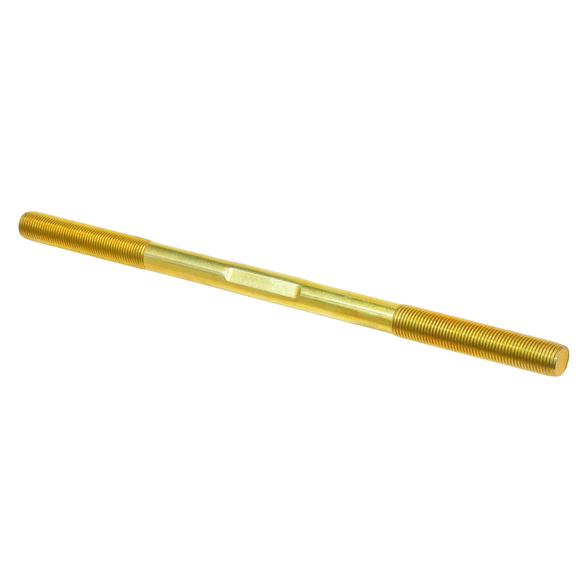 Gold double-threaded stud.