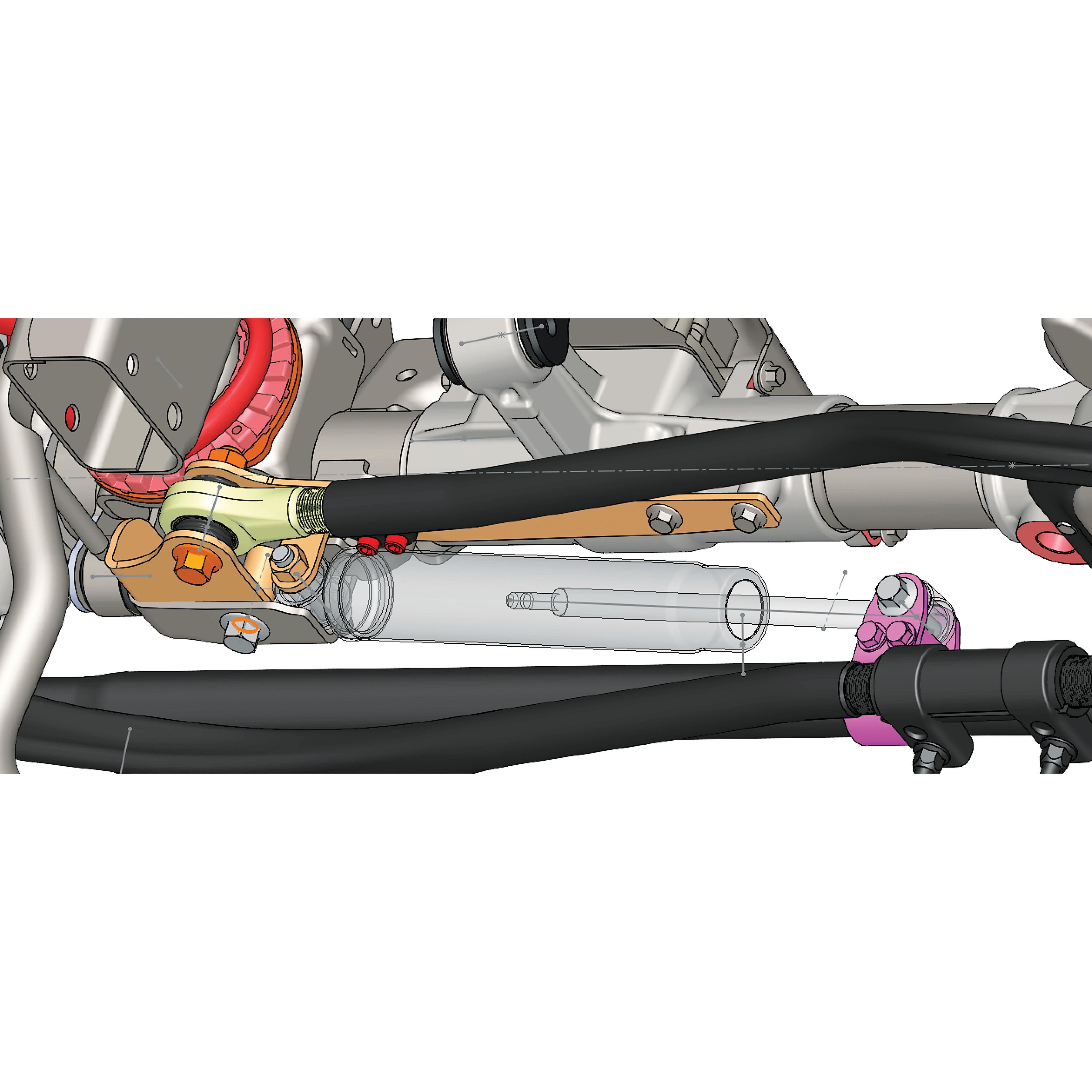 RockJock Jeep Non-Rubicon Stabilizer High Steer Knuckles