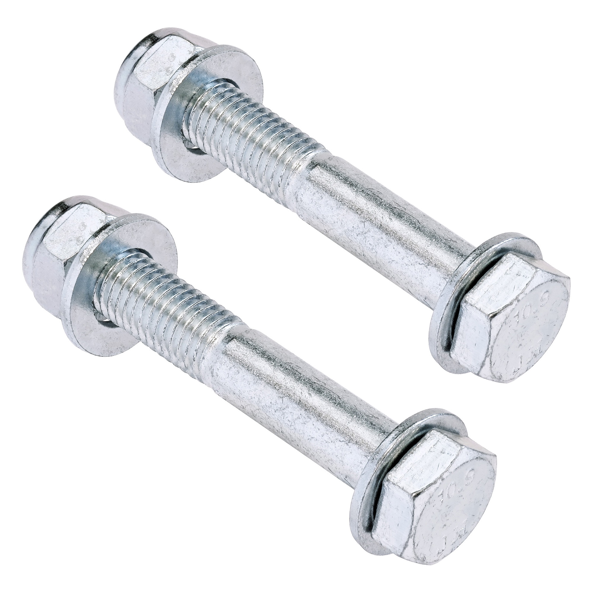 Two bolts with nuts.