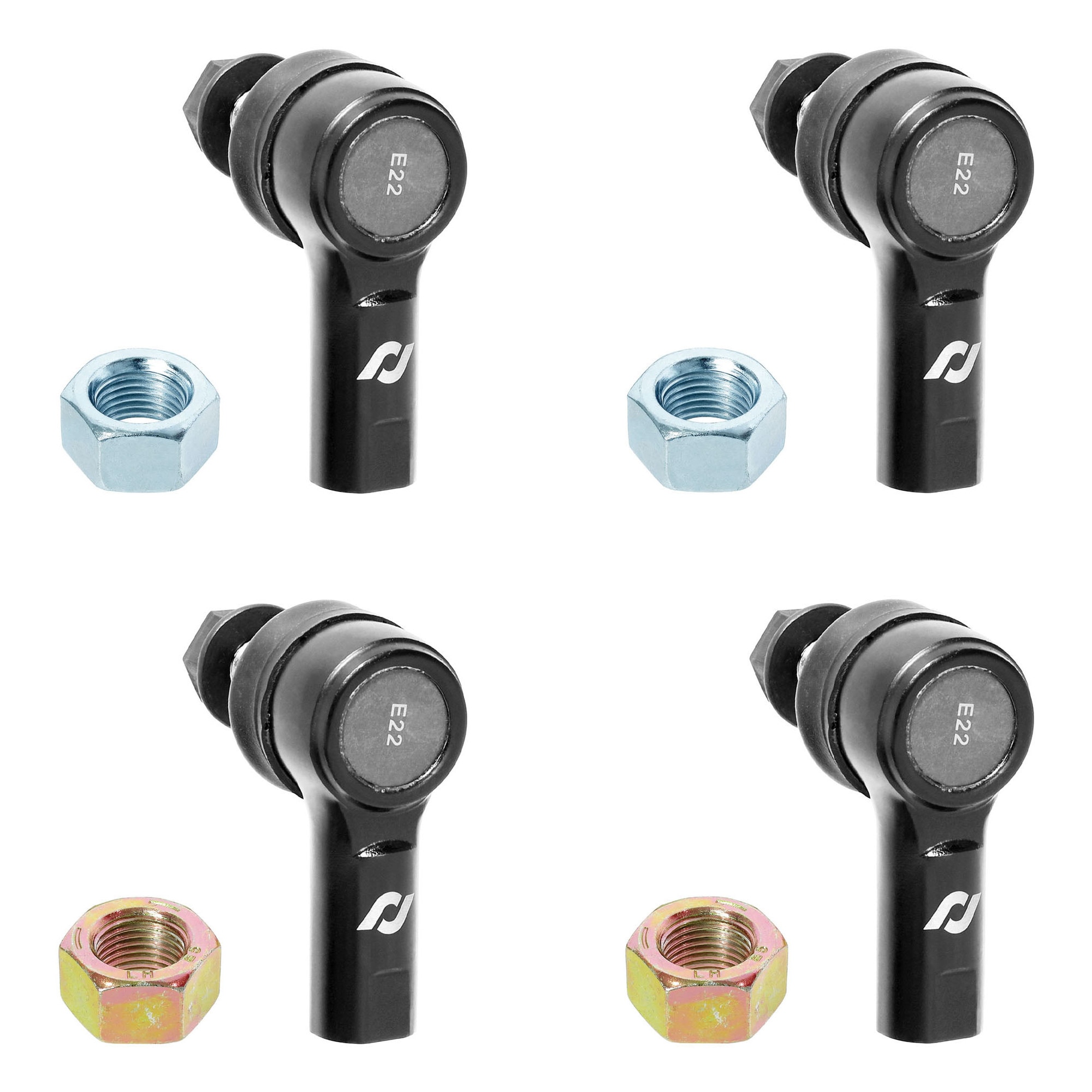 Four black ball joints.