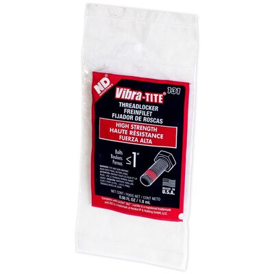 RockJock RJ-560001-1 red threadlocker tube for suspension hardware kit