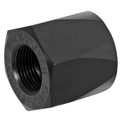 Black "RockJock" threaded nut