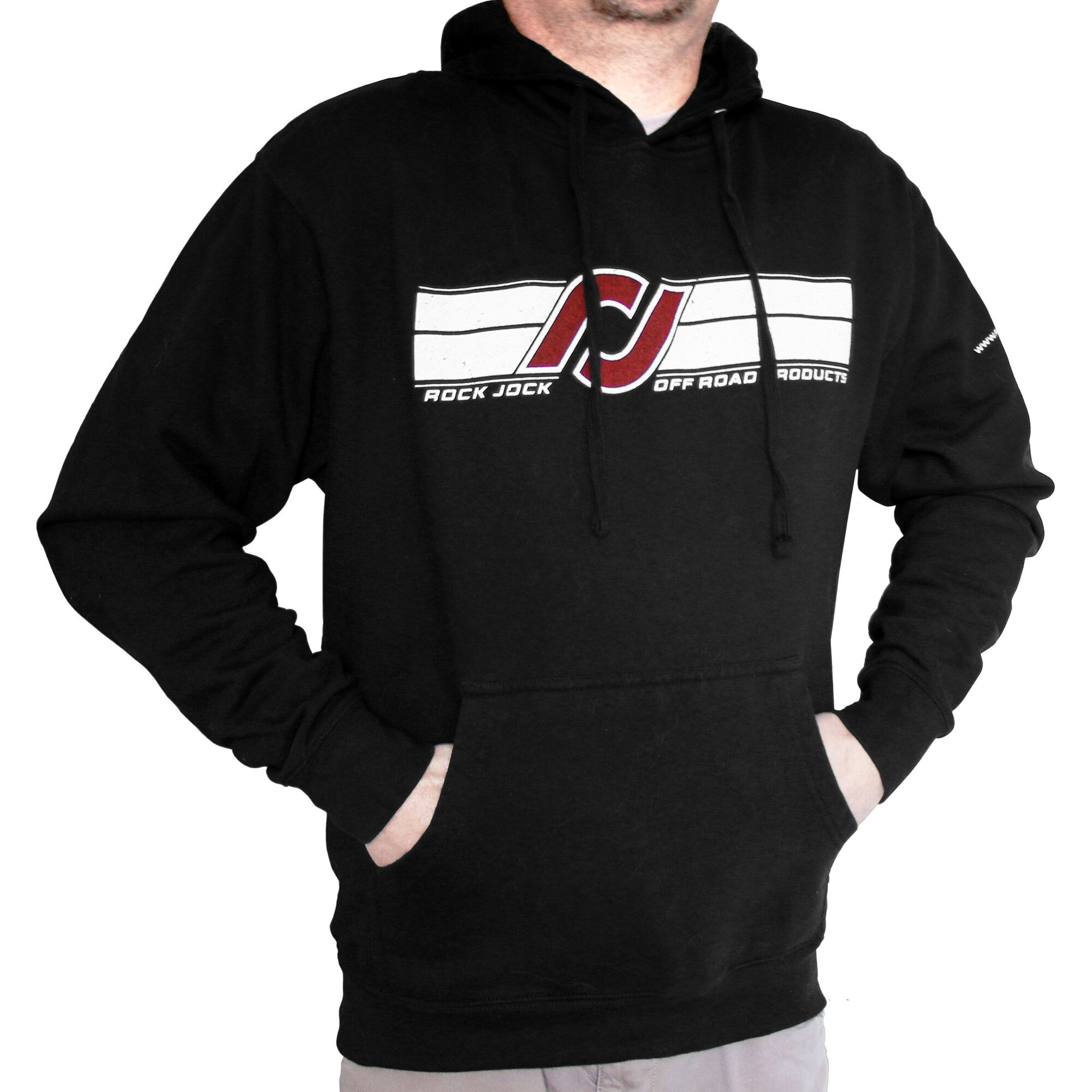 RockJock black pullover hoodie.