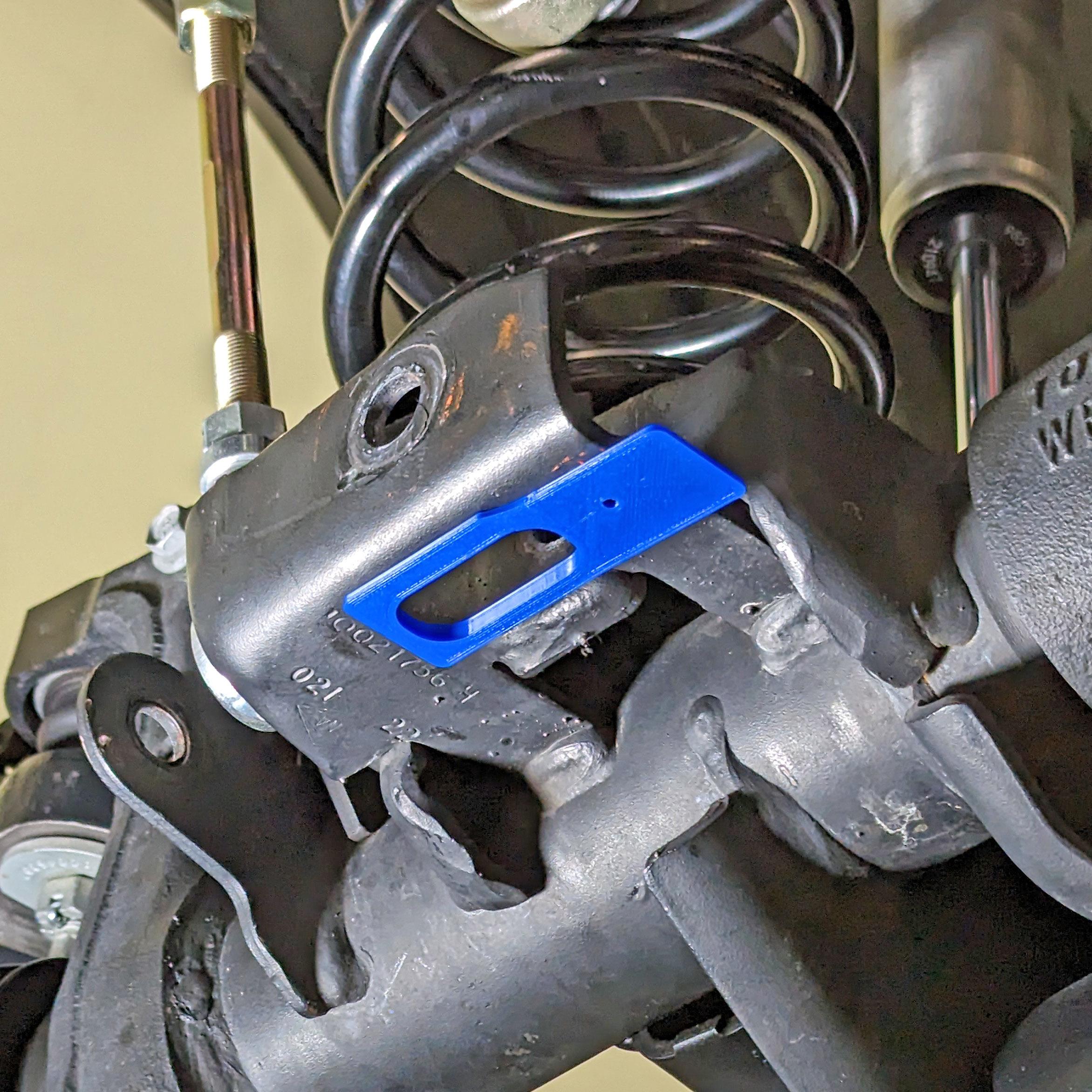 RJHiSteerDrillTemplate JL/JT High Steer Trac Bar and Stabilizer