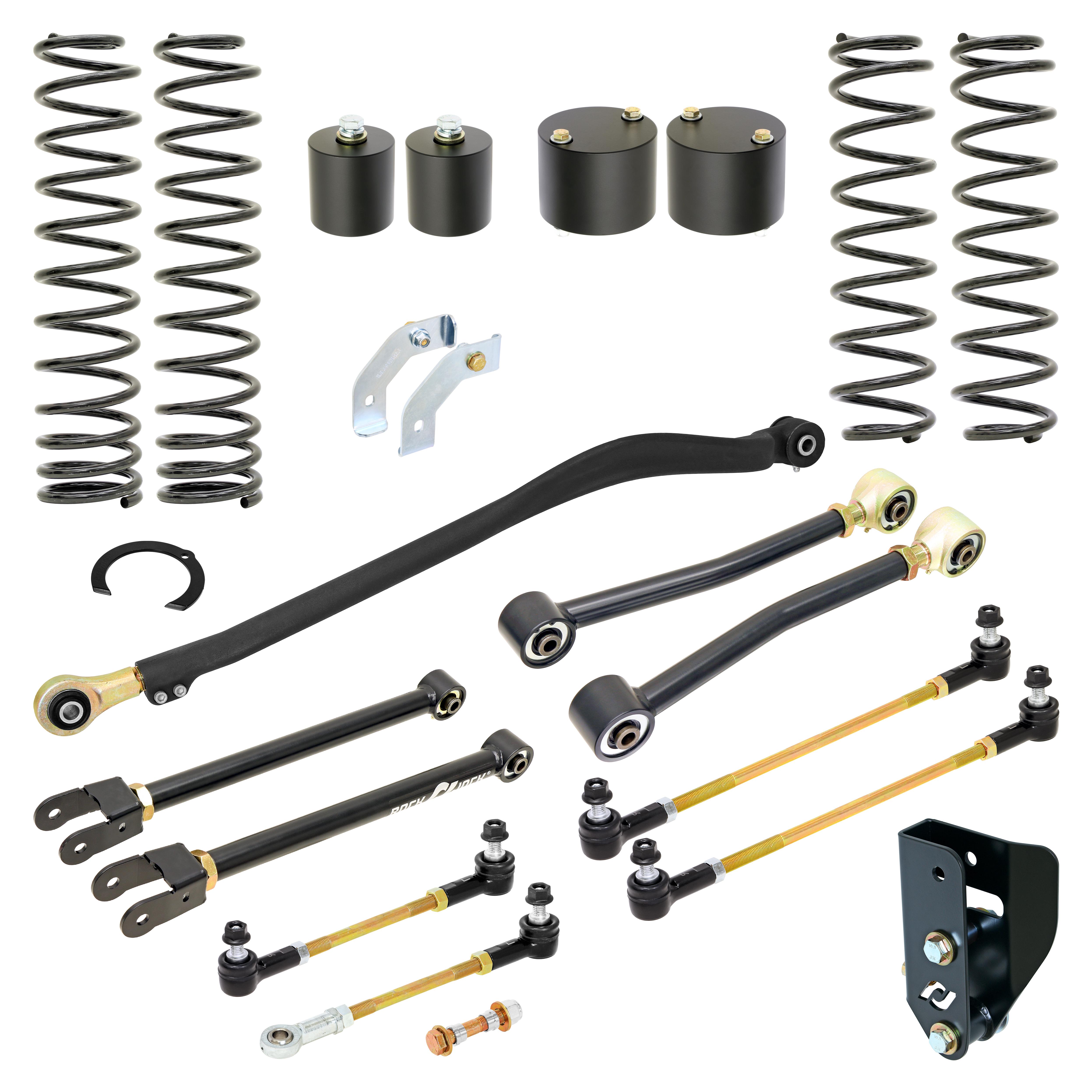 RJ-JL4XE0-101 - RockJock Sport Edition JL Suspension System (4XE