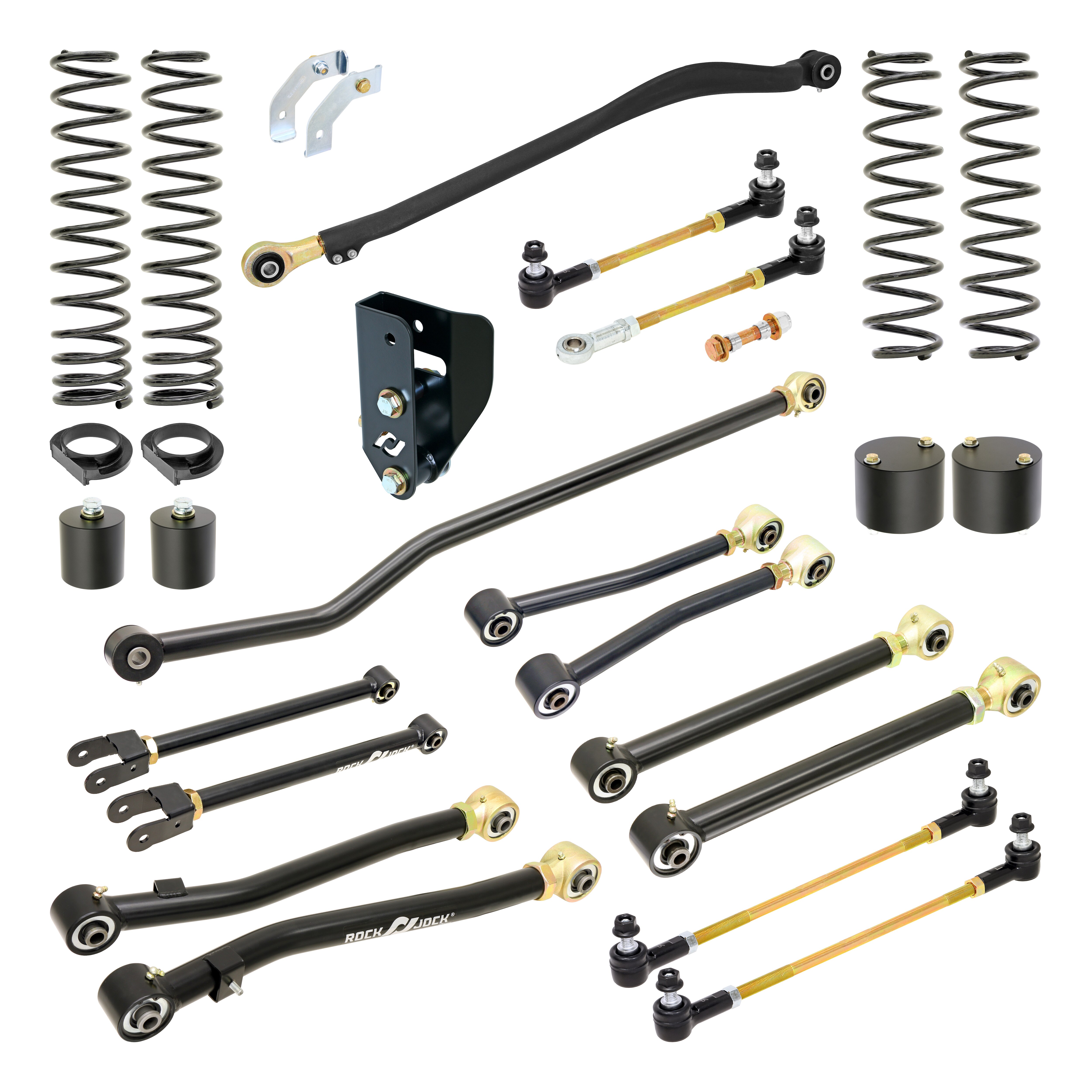 JLラングラー rock jock リアロアーアーム RJ-JLG001-101 - RockJock Pro Edition JL Suspension System (3.6L